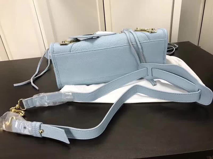 BALENCIAG巴黎世家 經典機車 原版山羊皮 包邊五金款 手提肩背斜挎包  BL1438